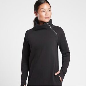 Athleta Black Cozy Sweater Dress